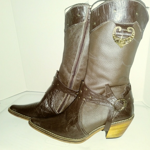 Bridled Cowboy boots - Picture 4 of 8